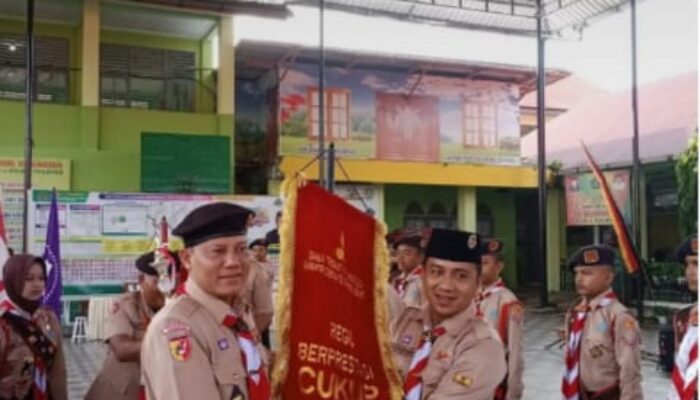 Wakil Bupati Pasaman Sabar AS Sambut Kontingen Regu Pramuka Kwarcab Pasaman