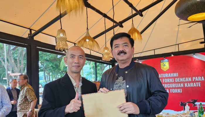 Ketum PB Lemkari H. Leonardy Harmainy, Ucapkan Selamat kepada Marsekal Hadi Tjahjanto Jabat Ketum PB Forki Kedua Kali