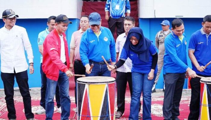 Pemukulan Gendang Tandai Resmi Dimulainya Bupati Solok Cup II Tahun 2023