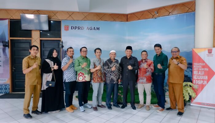 Ketua DPRD Agam Novi Irwan Terima Kunjungan Komisi III DPRD Padang Panjang