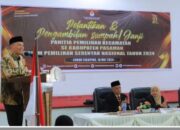 60 PPK Yang Dilantik KPU Pasaman, Mendapat Wejangan Dari Bupati Sabar AS.