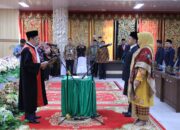 Pimpinan DPRD Pasaman Nelfri Asfandi dan Eka Hariani Sandra Resmi Dilantik