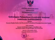 Kado Terindah Di Penghujung Tahun 2024, GAPEKSINDO Raih Penghargaan dari Kementerian PU