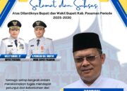 Hasrizal: Selamat & Sukses Atas Pelantikan Bapak Welly Suhery, ST & H. Parulian (Bupati & Wakil Bupati Pasaman 2025-2030)