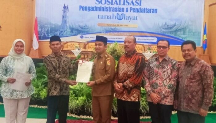 Wali Kota Solok Dorong Pendaftaran Tanah Ulayat Ke ATR/BPN Upaya Perlindungan Hak Masyarakat Adat
