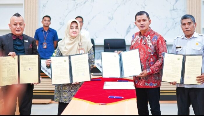 Bupati Solok Kerja Sama dengan BPJS Kesehatan Cabang Solok, Pos Indonesia dan Kantor Hukum Liberty