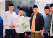 Surat Pembebasan Lahan Jalan Alternatif Kabupaten Solok dengan Solok Selatan di Terima Wakil Bupati H. Candra