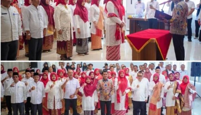 Pengurus Dekranasda Kabupaten Solok Periode 2025 – 2030 Di Lantik Bupati Jon Firman Pandu