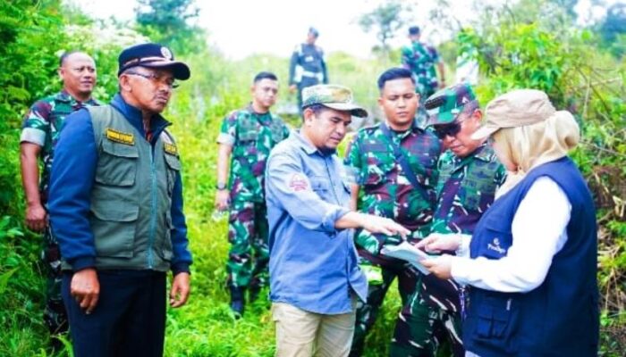 Wabup Solok dan Danrem 032 Wirabraja Tinjau Lokasi Pembangunan Makorem Baru