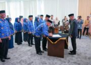 Empat Belas Pejabat Pimpinan Tinggi Pratama di Lantik dan di Sumpah Bupati Solok Jon Firman Pandu