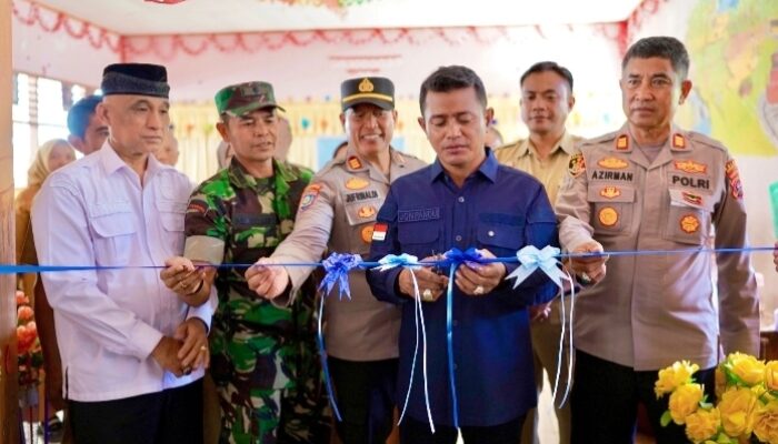 Bupati Solok Jon Firman Pandu Launching Program MBG di SDN 06 Guguak Sarai