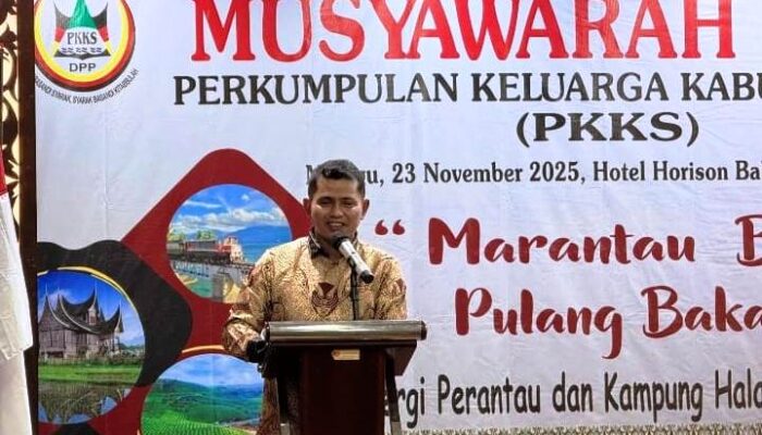 Mubes Perkumpulan Keluarga Kabupaten Solok (PKKS) di Hadiri Bupati Jon Firman Pandu