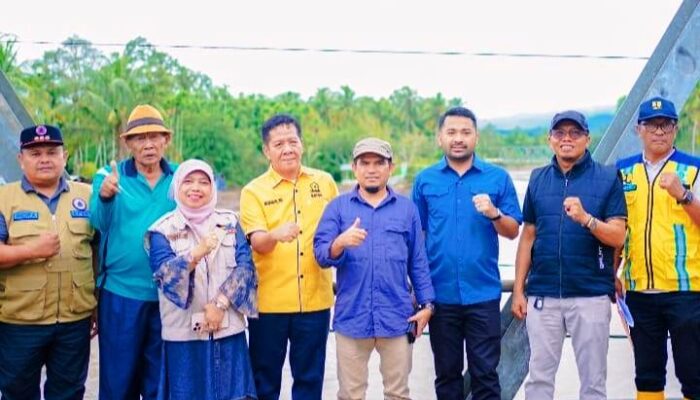Anggota DPR RI Zigo Rolanda dan Wabup Solok Tinjau Proyek Pengendalian Banjir Batang Lembang