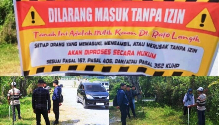 Kaum Datuak Rajo Langik Laporkan Pemko Solok Ke Polisi, Terkait Akses Jalan Masuk Stadion Marahaddin