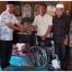 BAZNAS Pasaman Bantu Kursi Roda Buat Lansia Penderita Stroke Dan Diserahkan Wakil Bupati H.Parulian Dalimunthe