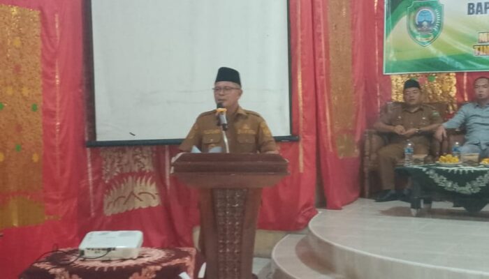 Bupati Welly Suhery Tegaskan Agar Musrenbang Kecamatan Fokus Pada Penajaman Usulan Prioritas Nagari