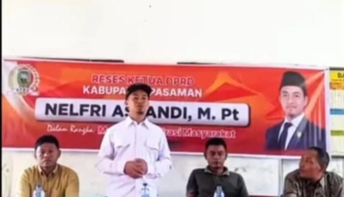 Ketua DPRD Pasaman Nelfri Asfandi Kunker Ke Mapattunggul Guna Menyerap Aspirasi Masyarakat