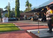 Untuk Pelayanan Idul Fitri, Dengan Dukungan Bupati Pasaman Polres Pasaman Gelar Apel Pasukan Ketupat Singgalang 2026