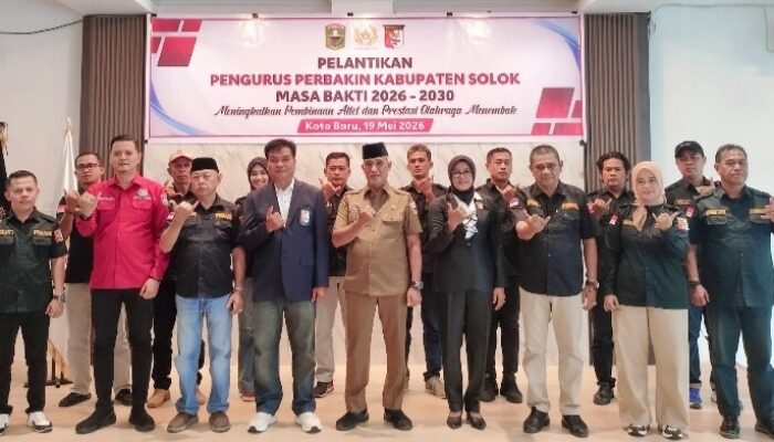 Perbakin Kabupaten Solok Resmi Dilantik, Siap Cetak Atlet Menembak Berprestasi
