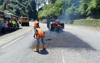 BPJN Sumbar Melalui Satker PJN Wilayah II Merespon Cepat Aspirasi Masyarakat Terkait Jalan Nasional Kambang- Balai Selasa- Indrapura