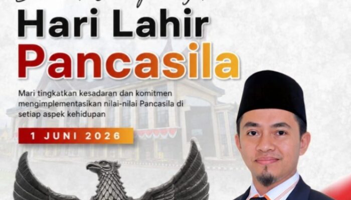 Dalam Memperingati Hari Lahir Pancasila, Ketua DPRD Pasaman Ajak Perkuat Semangat Persatuan, Gotong Royong dan Toleransi